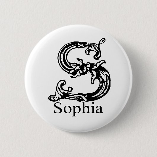 Sophia 缶バッジ (正面)