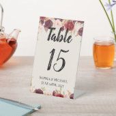 Sophia & Michael Wedding Table Card 台座サイン (インサイチュ)