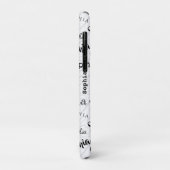Sophia Typography Black White Case-Mate iPhoneケース (裏面/左)