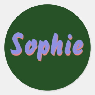 Sophieのステッカー ラウンドシール