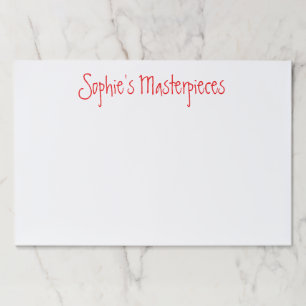 Sophieの(一流の)最高傑作のアートワークのスケッチ帳 ペーパーパッド