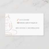 Sophieは 名刺 (裏面)