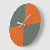 SOPHIEコレクション | Sage Green & Orange ラージ壁時計 (傾斜)
