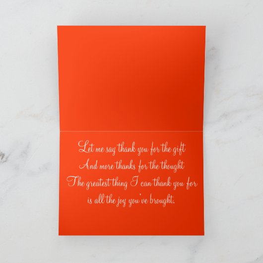 Sophie サンキューカード (内部)