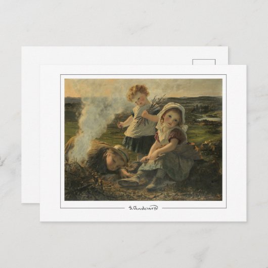 Sophie Gengembre Anderson #4 -ファインアートはがき ポストカード (正面/裏面)