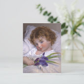 Sophie Gengembre Anderson: Prattling Primrose ポストカード (スタンド正面)