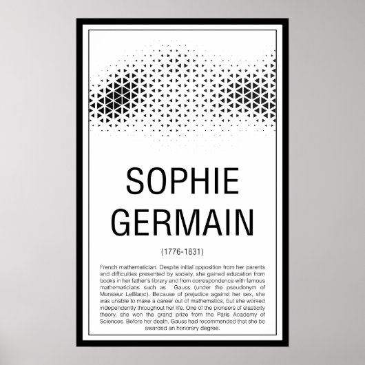 Sophie Germainポスター ポスター (正面)