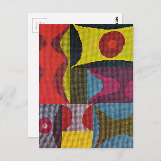 Sophie Taeuber-Arpによるエレメンタル型枠 ポストカード (正面/裏面)