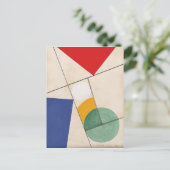 Sophie Taeuber-Arpによる構成 ポストカード (スタンド正面)