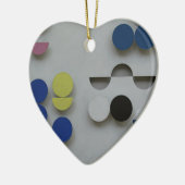 Sophie Taeuber Arp著レリーフ、浮き彫りのrectangulaire セラミックオーナメント (左)