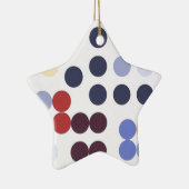 Sophie Taeuber Arp著構成のdans国連cercle セラミックオーナメント (右)