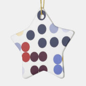 Sophie Taeuber Arp著構成のdans国連cercle セラミックオーナメント (左)