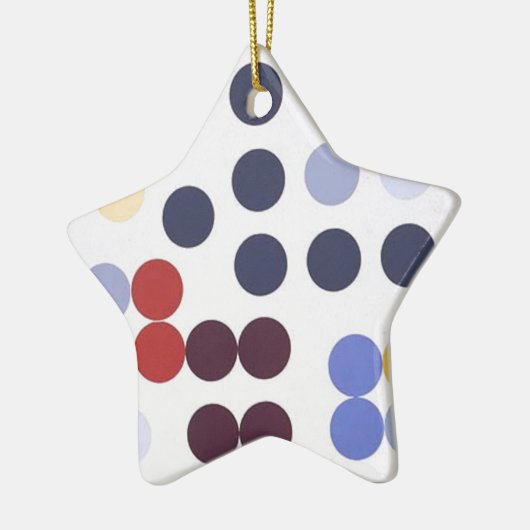 Sophie Taeuber Arp著構成のdans国連cercle セラミックオーナメント (左)