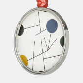 、Sophie Taeuber Arp著飛ぶ落下上昇 メタルオーナメント (左)