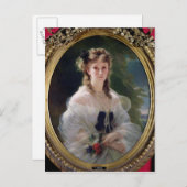 Sophie Troubetskoyの伯爵婦人のポートレートの ポストカード (正面/裏面)