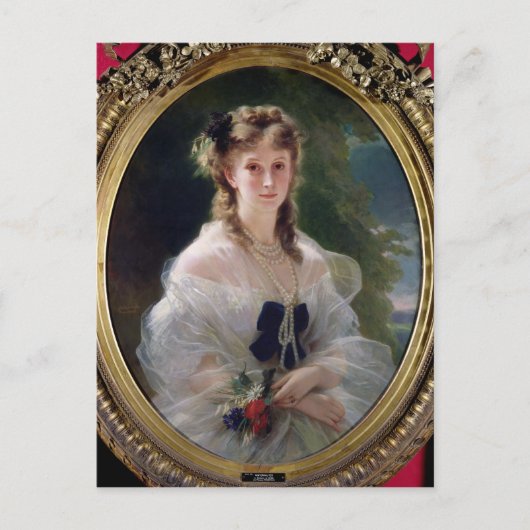 Sophie Troubetskoyの伯爵婦人のポートレートの ポストカード (正面)