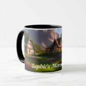 Sophie's Morning Teaカスタマイズ可パーソナライズされた能 マグカップ (正面左)
