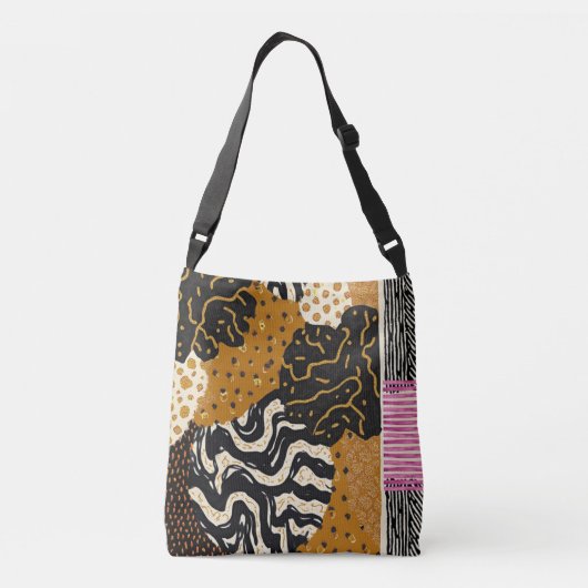 Sophisticated African Caribbean Asian Leggings クロスボディバッグ (裏面)