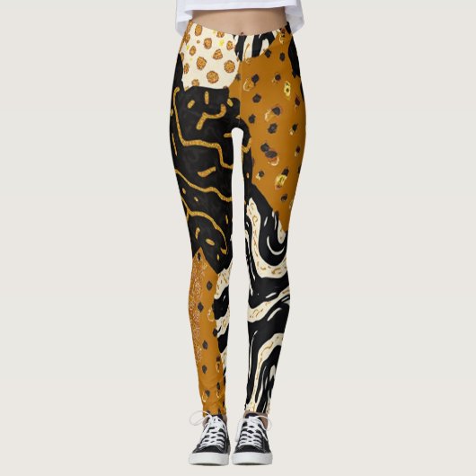 Sophisticated African Caribbean Asian Leggings レギンス (正面)