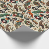 Sophisticated Aristocratic Christmas Wrapping Pape ラッピングペーパー (角)