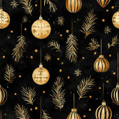 Sophisticated black and gold watercolor throw name フリースブランケット