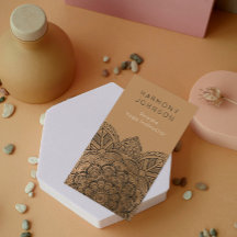 Sophisticated Black on Gold Mandala Yoga