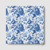 Sophisticated Blue Floral Porcelain ゲストブック (裏面)
