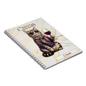 Sophisticated Cat Wine Lover Notebook ノートブック (右側)