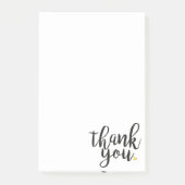 Sophisticated Contemporary Gratitude Gold Heart ポストイット (正面)