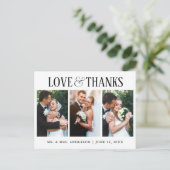 Sophisticated Contemporary Romance and Gratitude W ポストカード (スタンド正面)