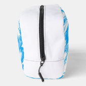 Sophisticated Feather Design On A Bright Blue ドップキット (右)