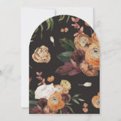 Sophisticated Floral Arch Bridal Brunch Invitation 招待状 (裏面)