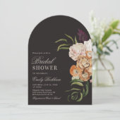 Sophisticated Floral Arch Bridal Shower Invitation 招待状 (スタンド正面)