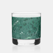 Sophisticated Green Marble Glass ウイスキーグラス (裏面)