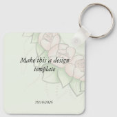 Sophisticated Groom's Boutonniere キーホルダー (裏面)