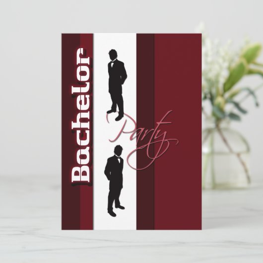 "Sophisticated guys' night out" 招待状 (スタンド正面)