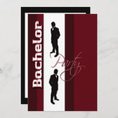 "Sophisticated guys' night out" 招待状 (正面/裏面)