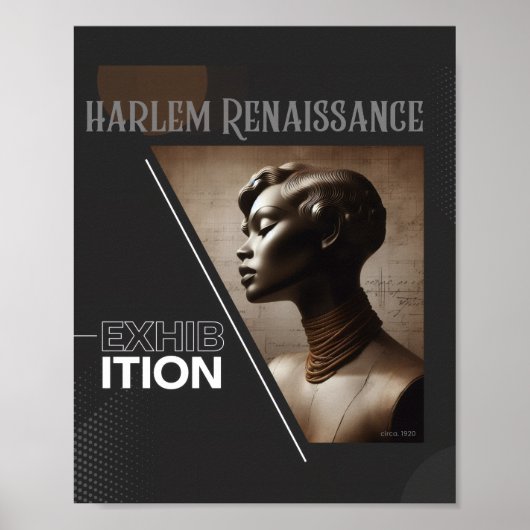 Sophisticated Harlem Renaissance Exhibition ポスター (正面)