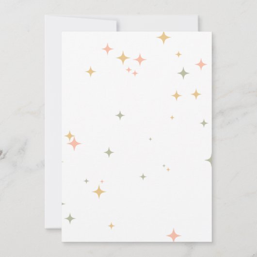 Sophisticated Jungle "Wild One" 1st Birthday  招待状 (裏面)