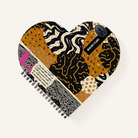 Sophisticated Luxury African Asian Caribbean ノートブック (正面)