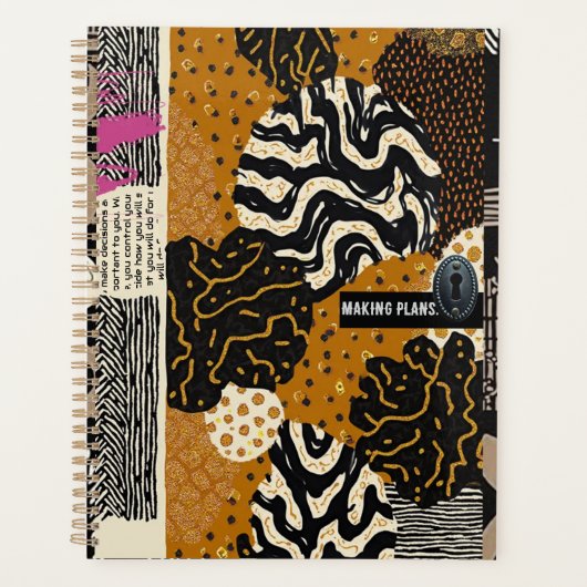 Sophisticated Luxury African Asian Caribbean プランナー手帳 (正面)