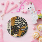 Sophisticated Luxury African Asian Caribbean ペーパープレート (パーティー)