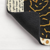 Sophisticated Luxury African Asian Caribbean マウスパッド (コーナー)