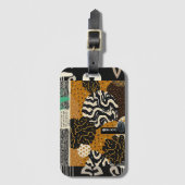 Sophisticated Luxury African Asian Caribbean ラゲッジタグ (正面縦)