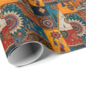 Sophisticated Luxury African Asian Caribbean ラッピングペーパー (ロールコーナー)