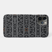 Sophisticated Luxury African Caribbean Mudcloth Case-Mate iPhoneケース (裏面(横))