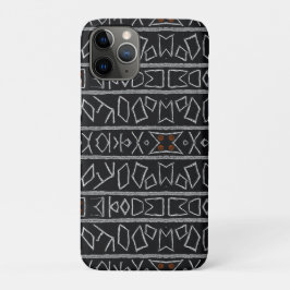 Sophisticated Luxury African Caribbean Mudcloth iPhone 11 Proケース