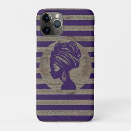 Sophisticated Luxury African Caribbean Mudcloth iPhone 11 Proケース