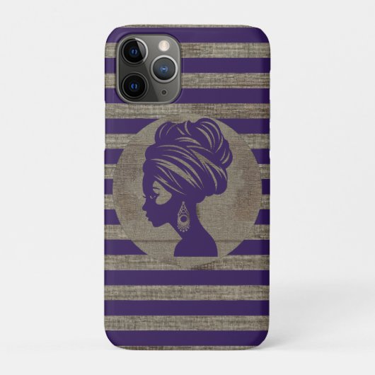 Sophisticated Luxury African Caribbean Mudcloth Case-Mate iPhoneケース (裏)