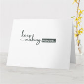 Sophisticated minimalist カード (黄色い花)